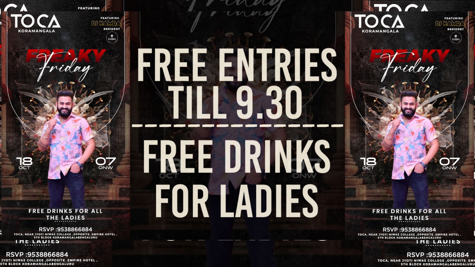 FREAKY FRIDAYBollywood Night ft DJ Kamra Parties Event in Bengaluru