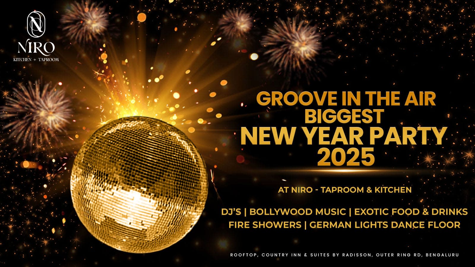 GROOVE IN THE YEAR 2025 NY Parties 2025 Event in Bengaluru