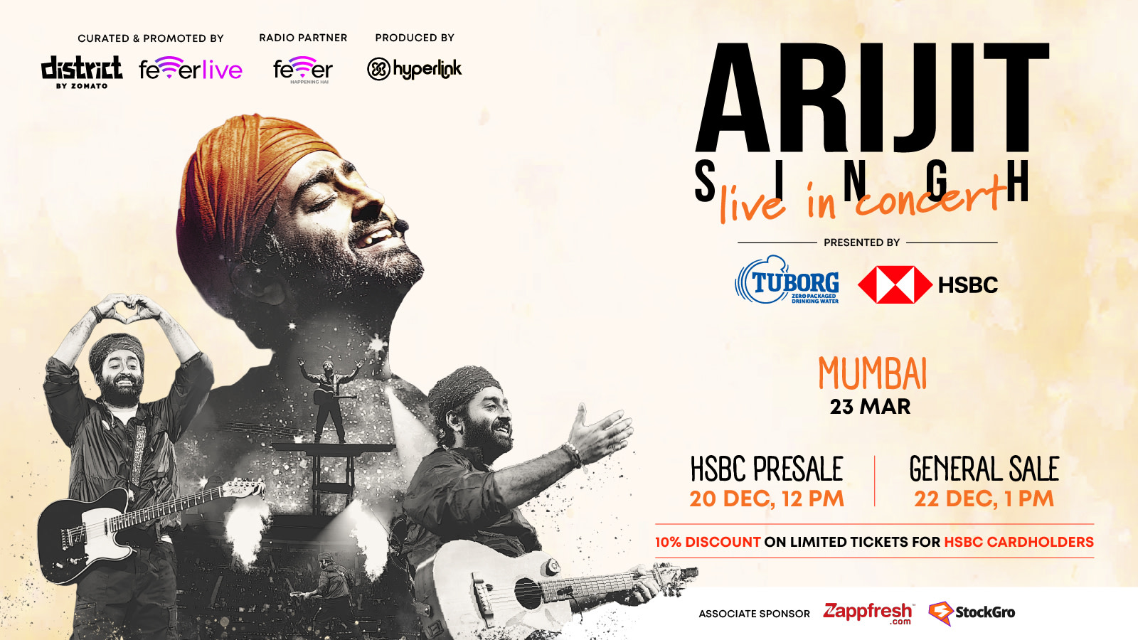 Arijit Singh India Tour 2025, Mumbai Sign Up For PreSale Music