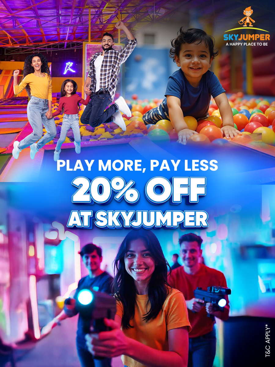 Sky Jumper Trampoline Park | Wave Mall Noida