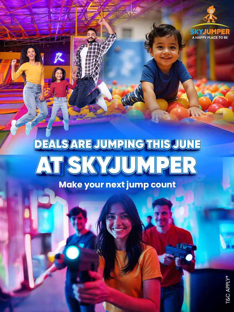 Sky Jumper Trampoline Park | Spectrum Mall Noida