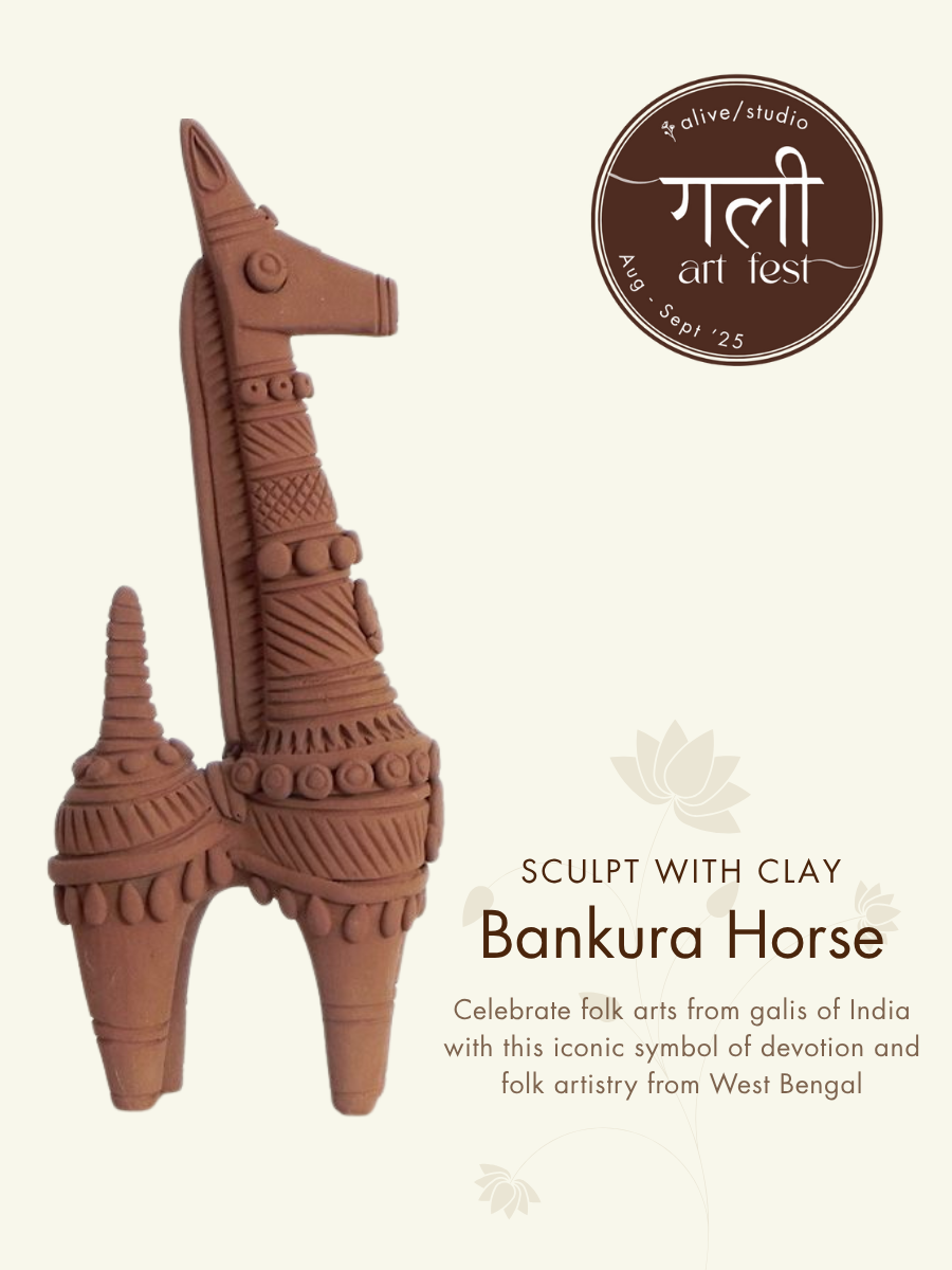 Terracotta Bankura Horse - Gali Art Fest '25