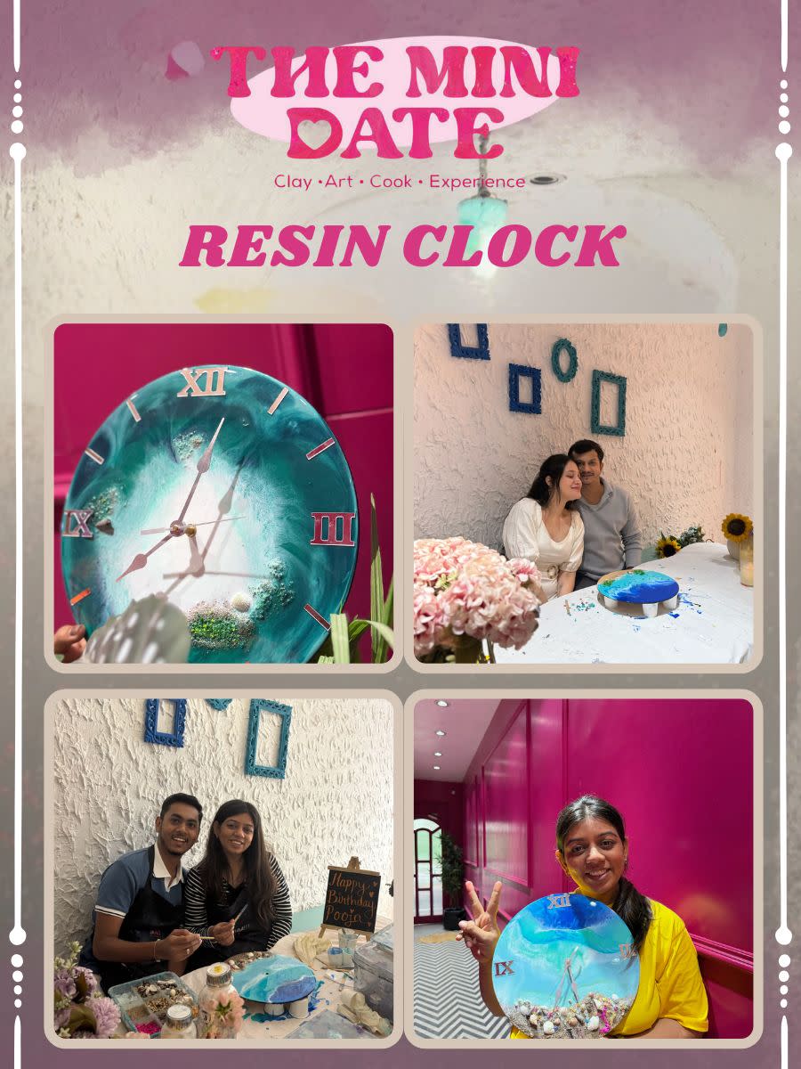 Resin Clock Date- The Mini Date