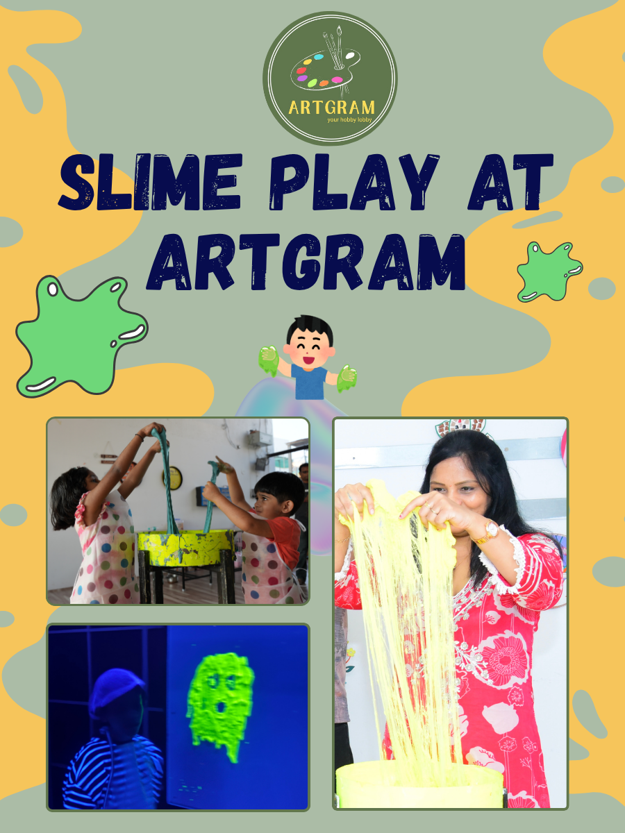 Slime Play at Artgram | Bangalore