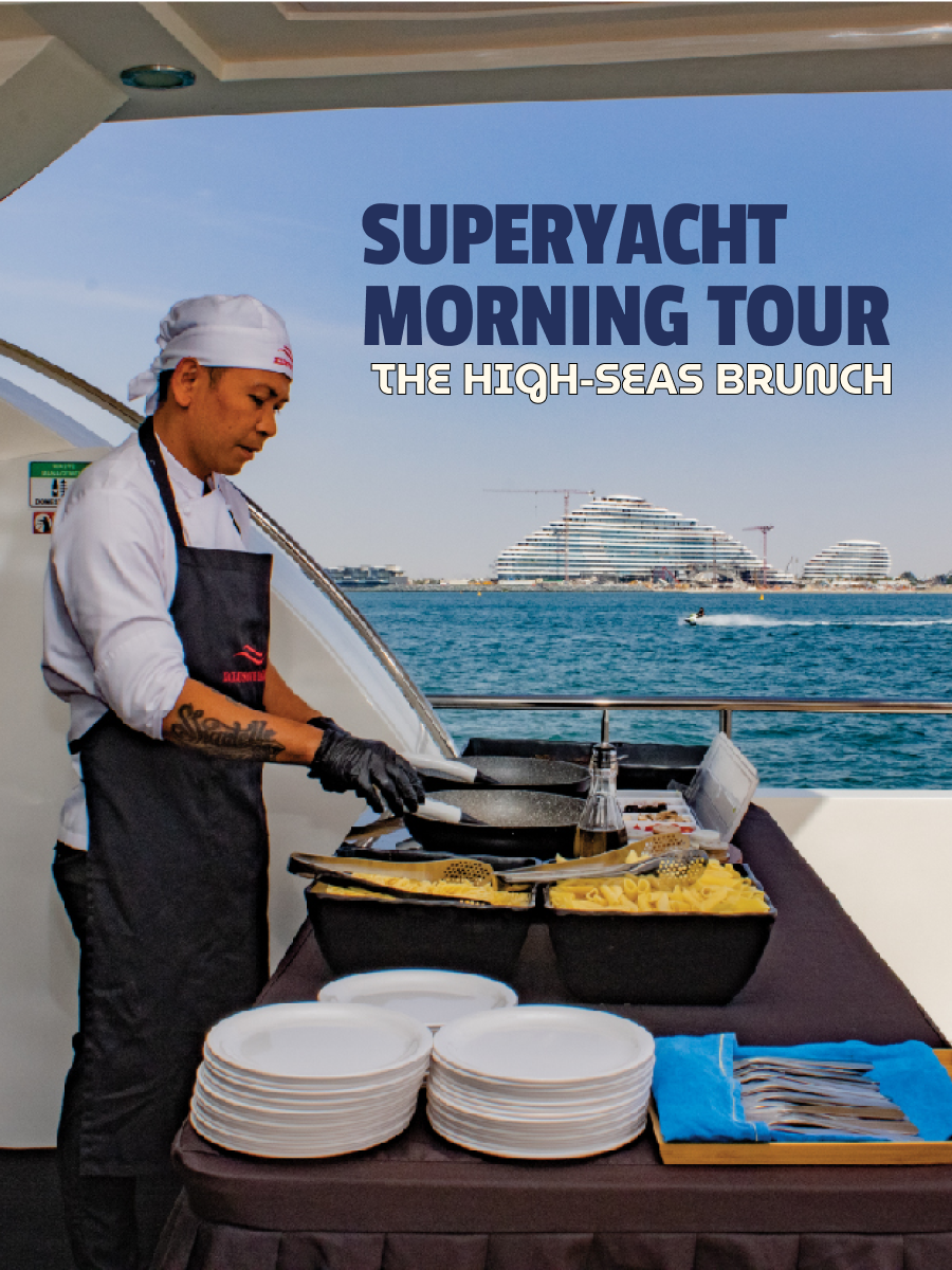 Superyacht Brunch Shared Tour
