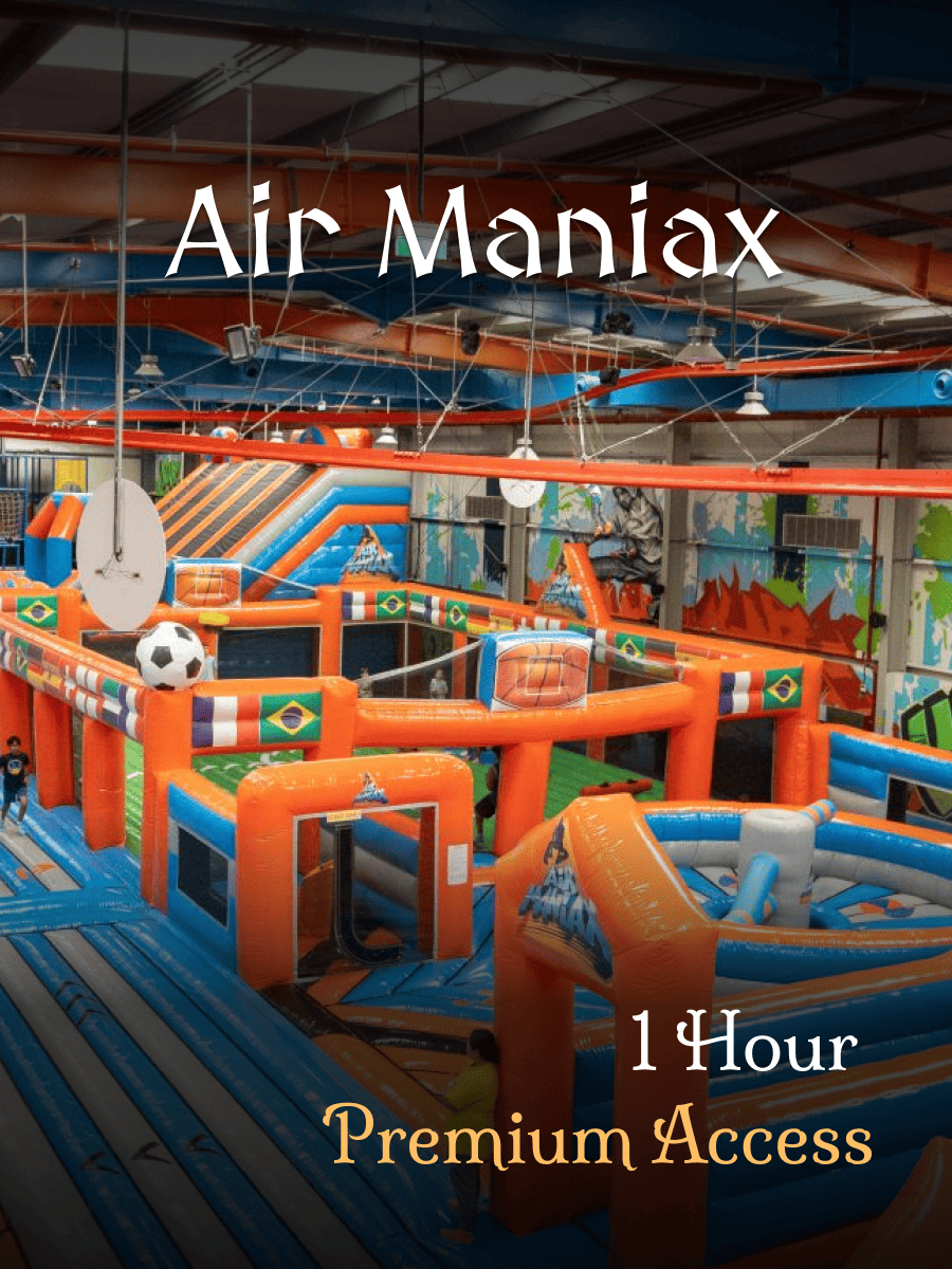 Air Maniax -1 Hour Premium Access (Al Quoz Location)