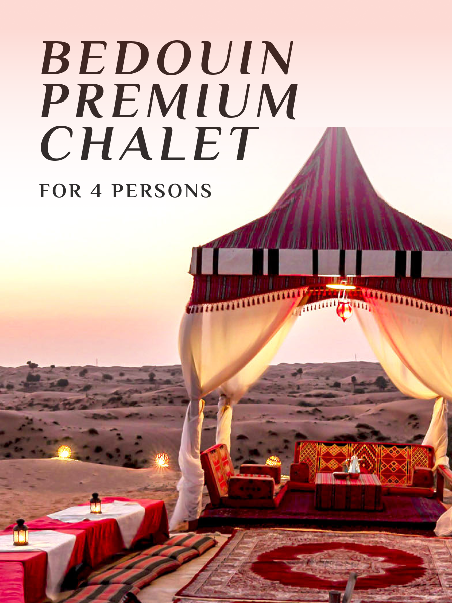 Bedouin Premium chalet in Ras Al Khaimah: for 4 Persons