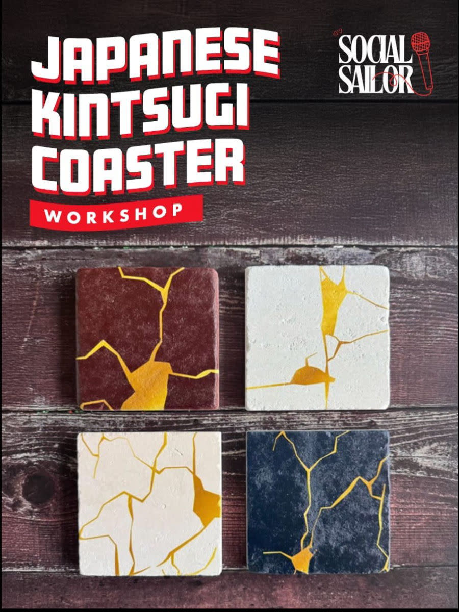 Japanese Kintsugi Coaster - Hyderabad