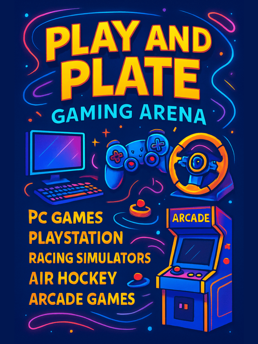 Play and Plate - Gaming Arena