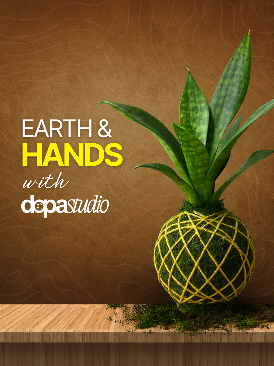 Earth & Hands - The Art of Japanese Moss Ball Making - by DopaStudio.in
