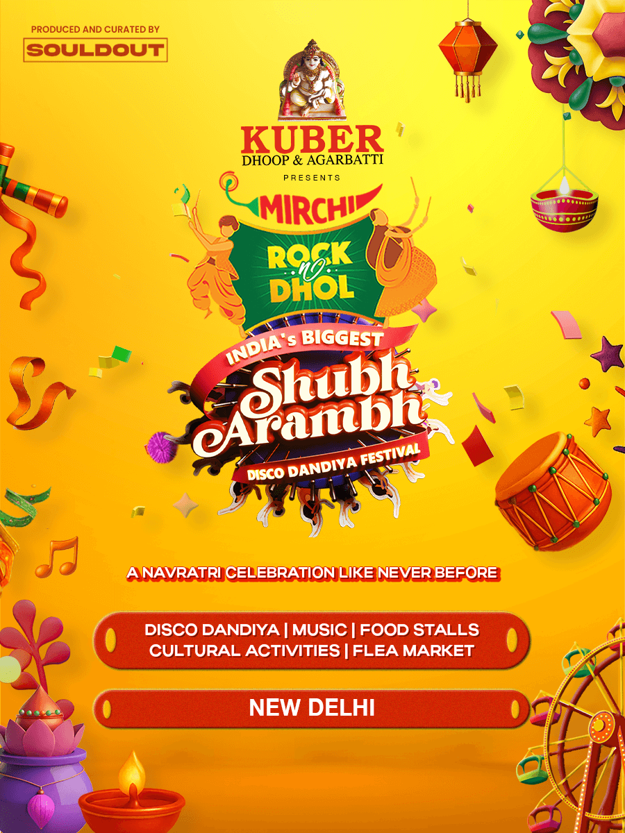 Rock N Dhol Shubharambh – Delhi's Biggest Disco Dandiya Festival | Navratri 2025