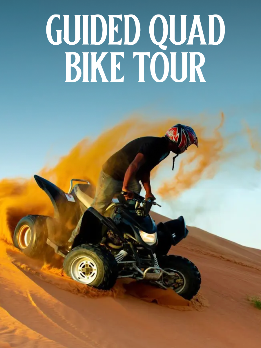 Guided Quad Bike Tour in Ras Al Khaimah with transfers in Ras Al Khaimah (Min 2 Pax)