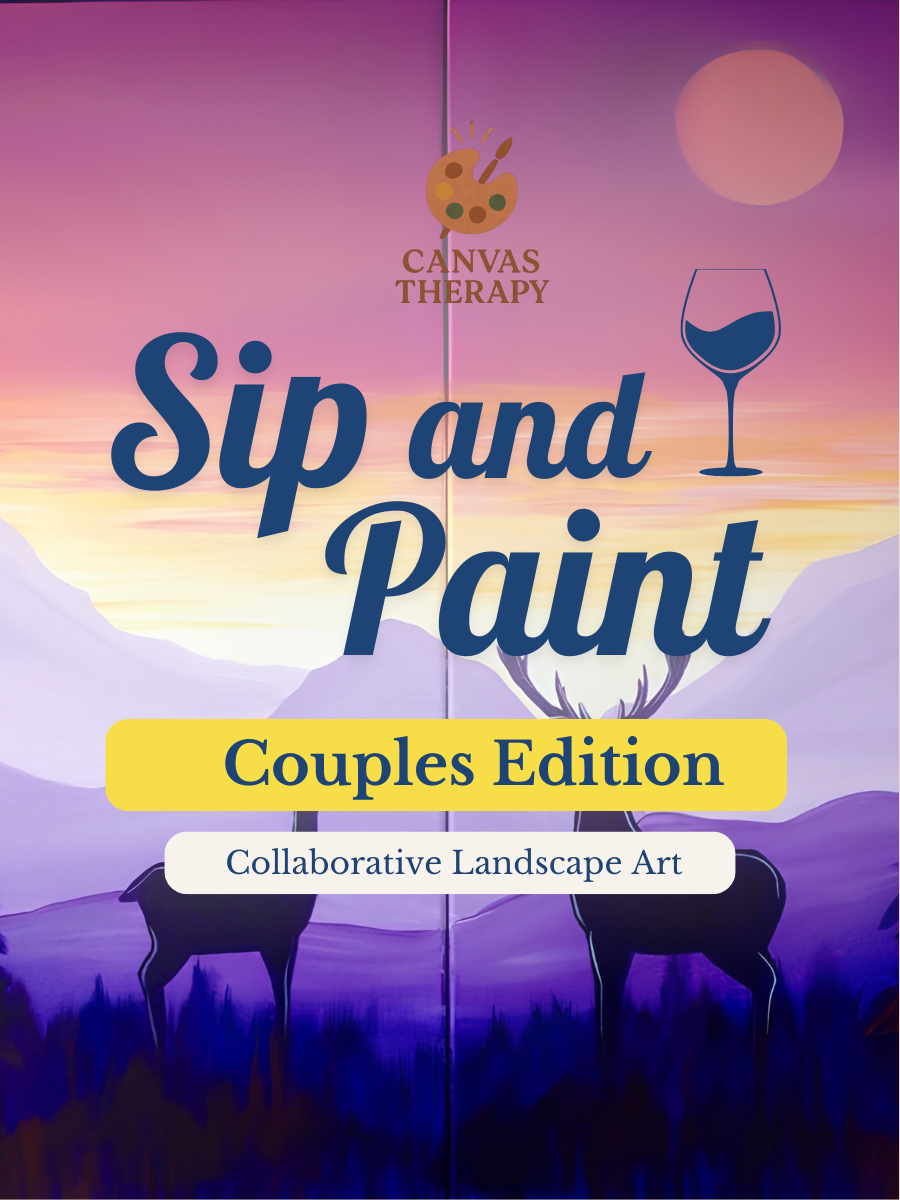 Couples Painting Workshop by Canvas Therapy 