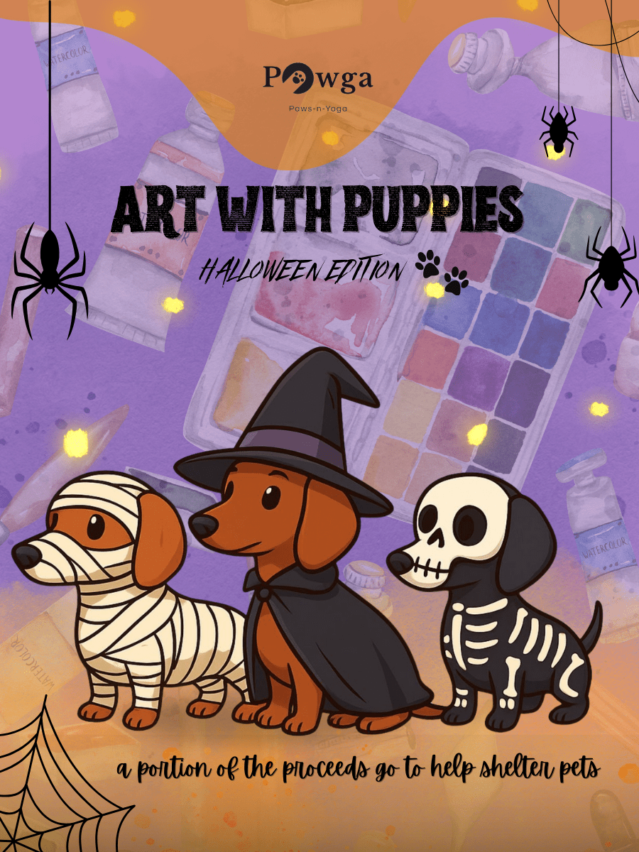 Pawga's Halloween Special Art with Puppies in Bengaluru