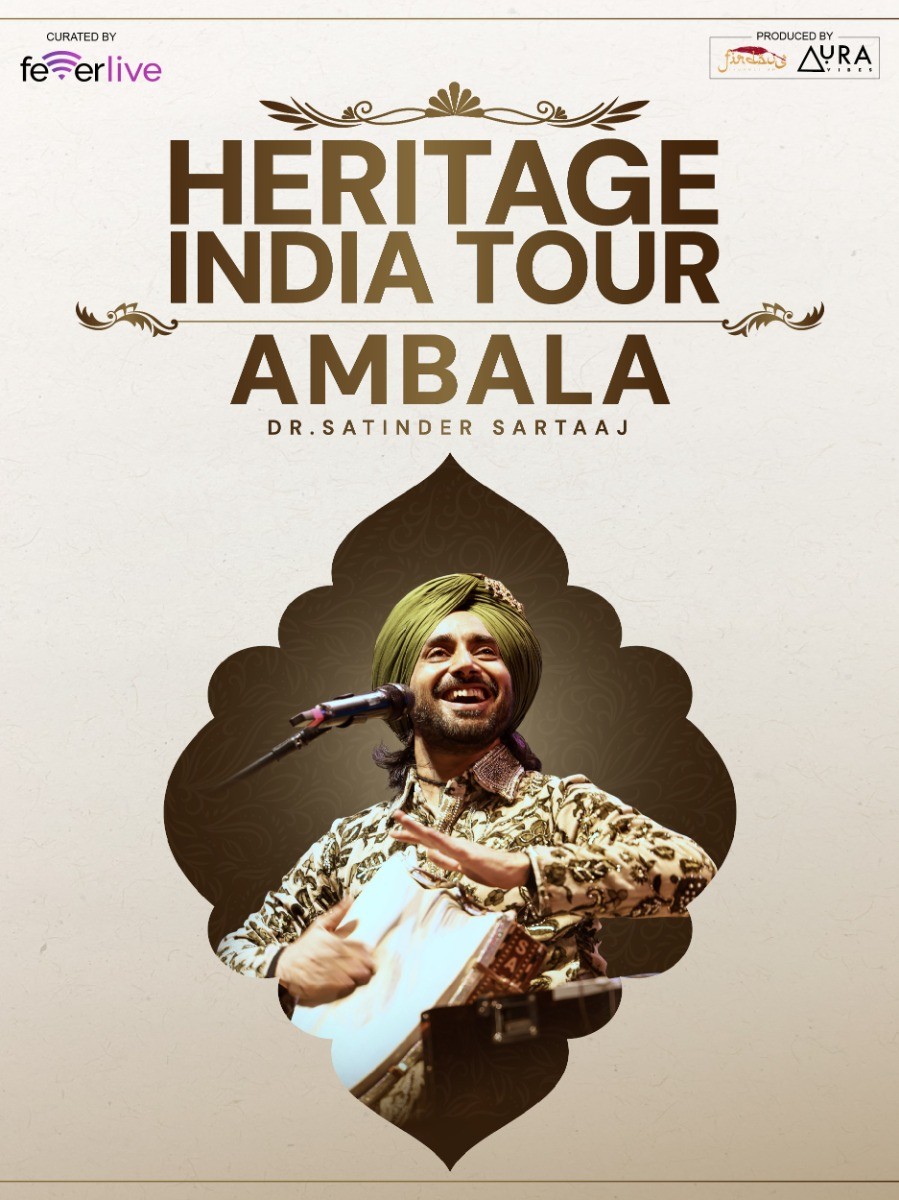 Heritage India Tour | Dr. Satinder Sartaaj Live In Ambala 