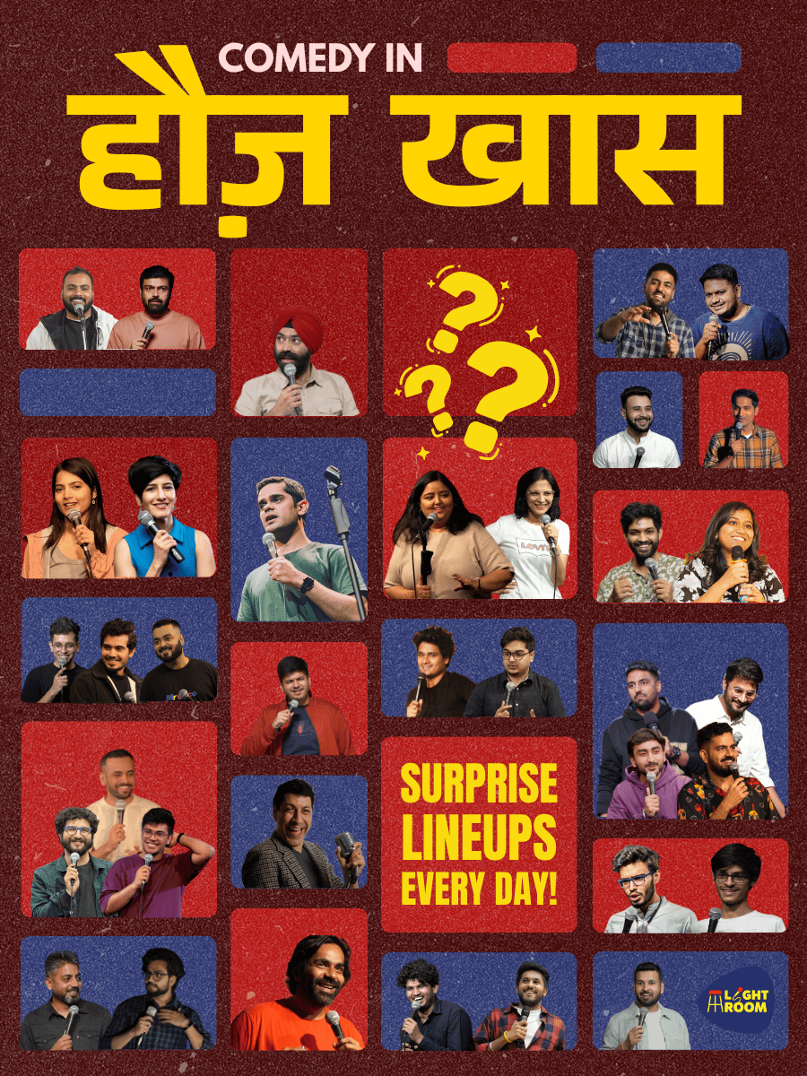 Comedy In Hauz Khas : A Multi Comic Lineup Show
