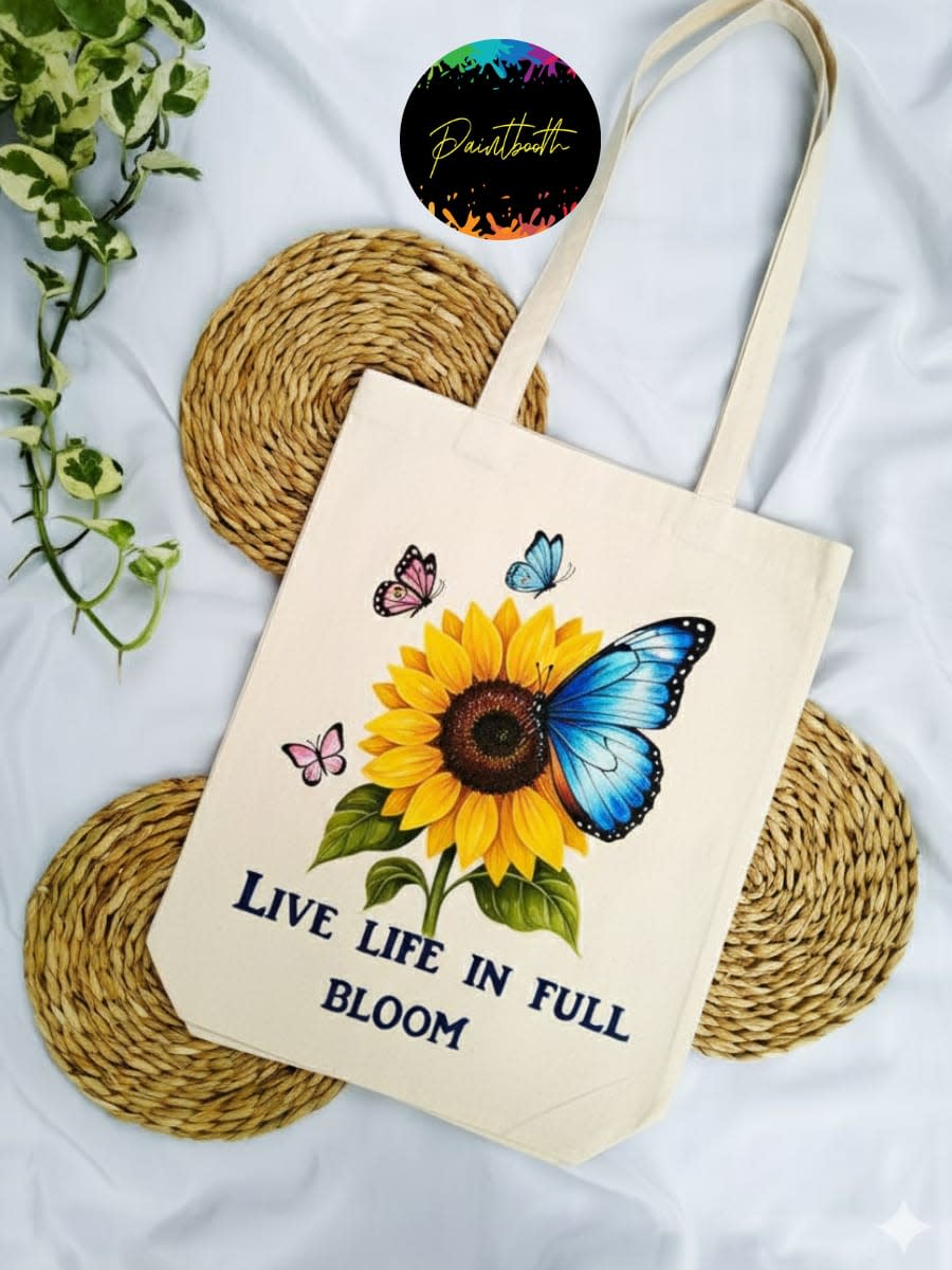 Tote Bag Painting at Paintbooth Studio