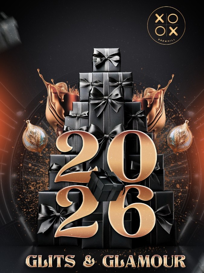 Glits & Glamour – NYE Bash 2026 | XOOX Brewmill