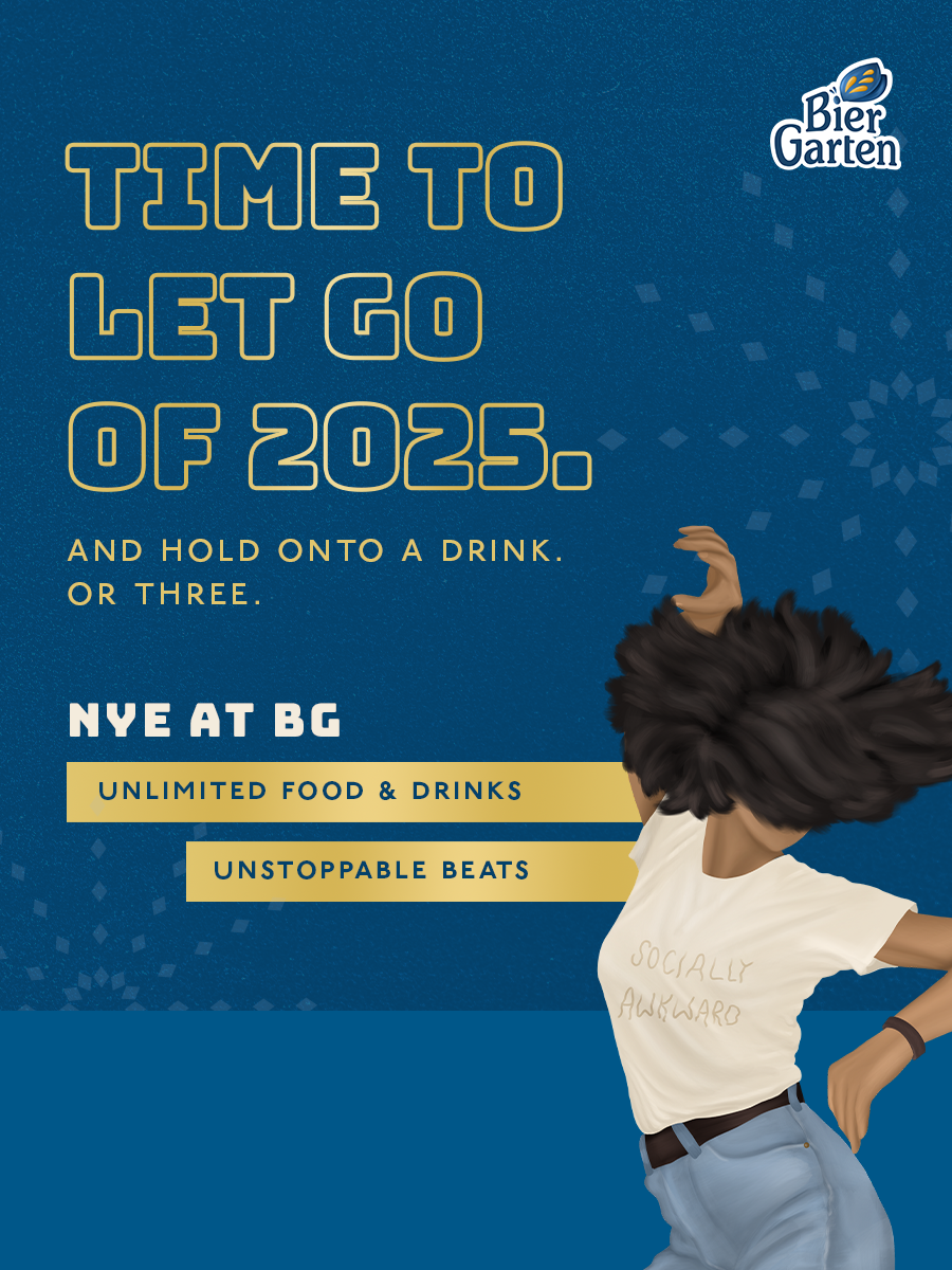 One Blurry New Year’s Eve at Biergarten