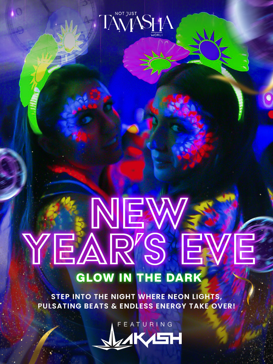 NYE Glow in the Dark at Not Just Tamasha