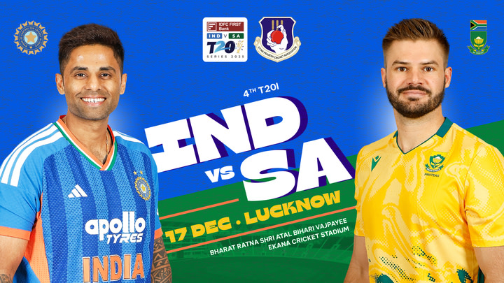 IDFC First Bank Series 4th T20I: India vs South Africa | Lucknow | Event in Lucknow