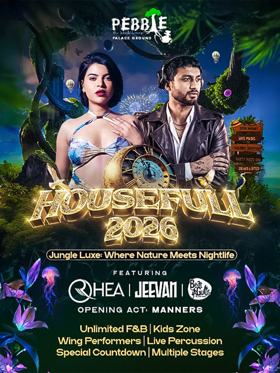 New Year Party 2026 at Pebble, Palace Grounds