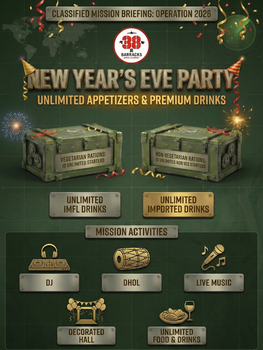 New Year’s Eve Countdown 2026 – 38 Barracks