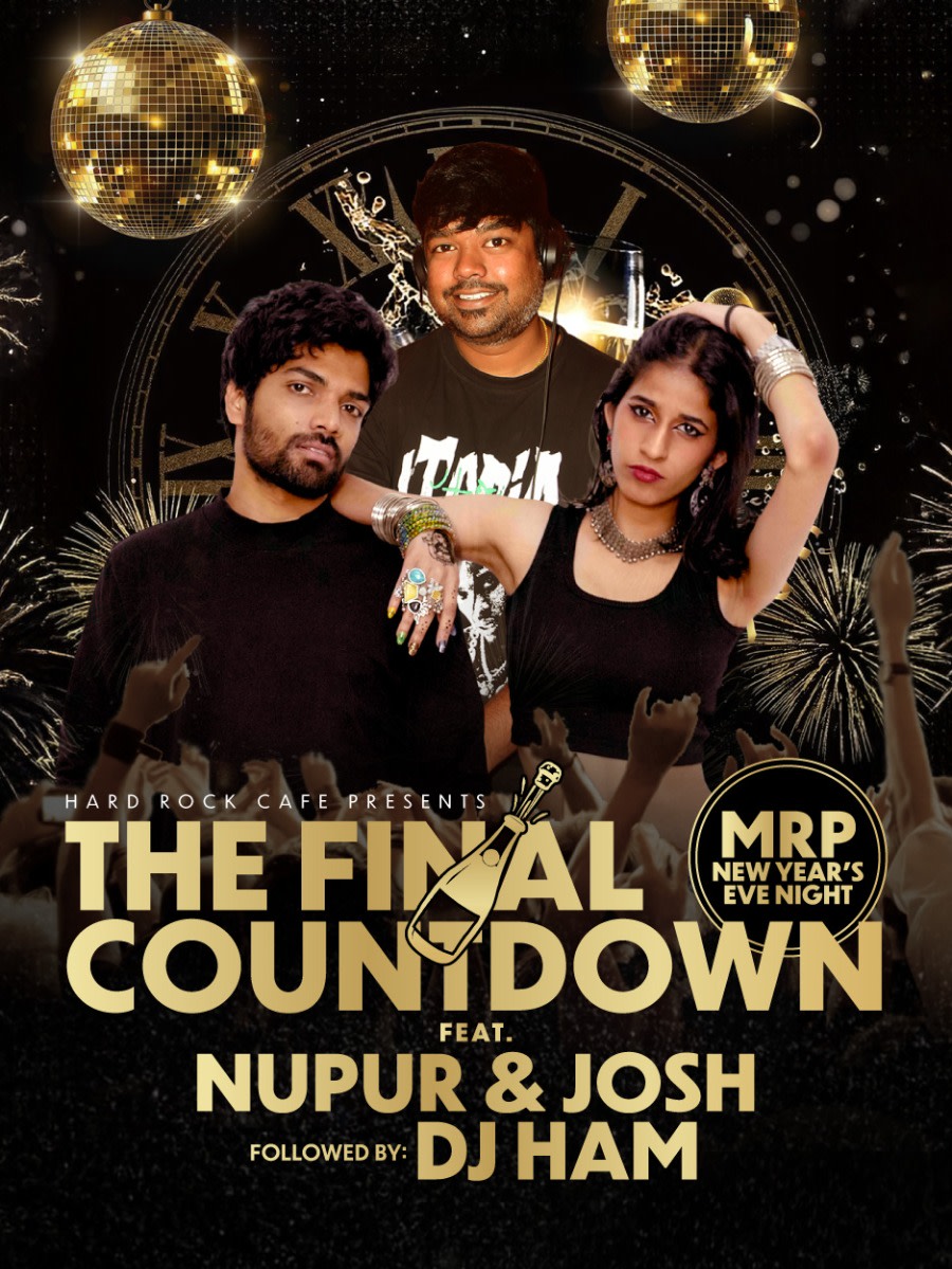 NYE: The Final Countdown ft. Nupur & Josh and DJ Ham (MRP Night)