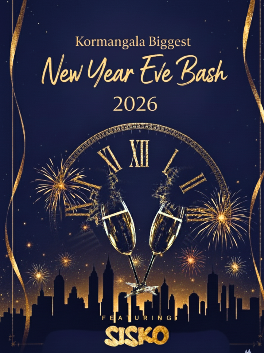 Kormangala Biggest New Year’s Eve Party 2026