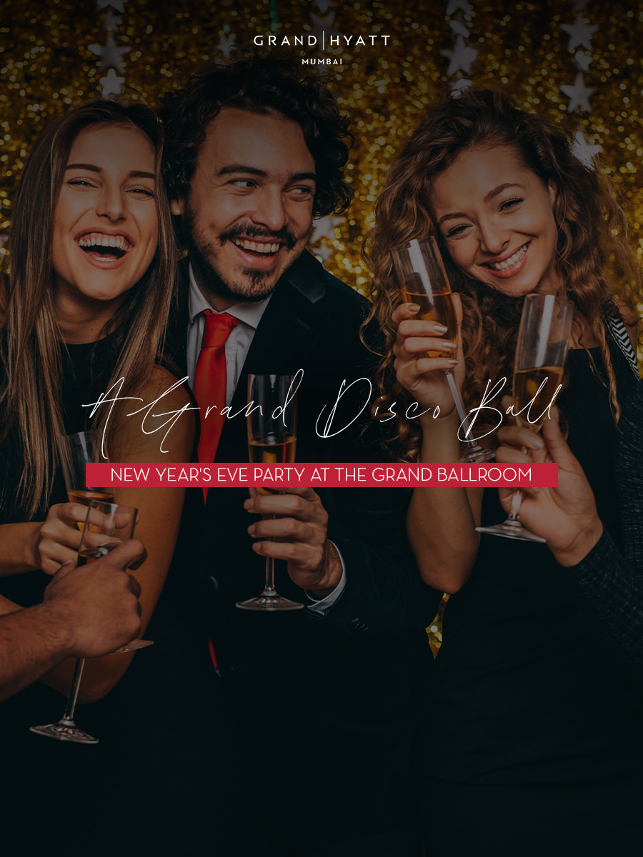 A Grand Disco Ball at Grand Hyatt Mumbai