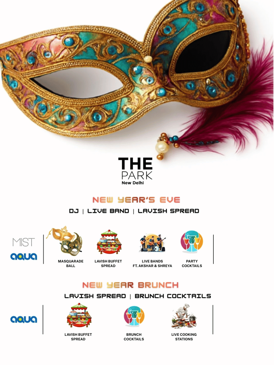 NYE Celebration 2026 At The Park New Delhi