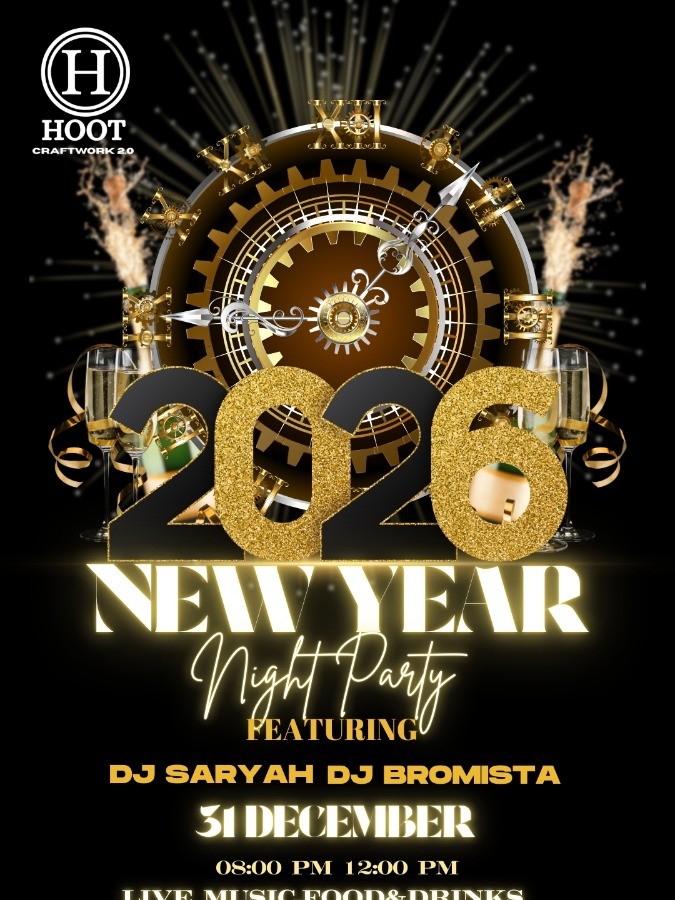 Hoot Luxe NYE 2026 Celebration at Hoot Craftwork 2.0