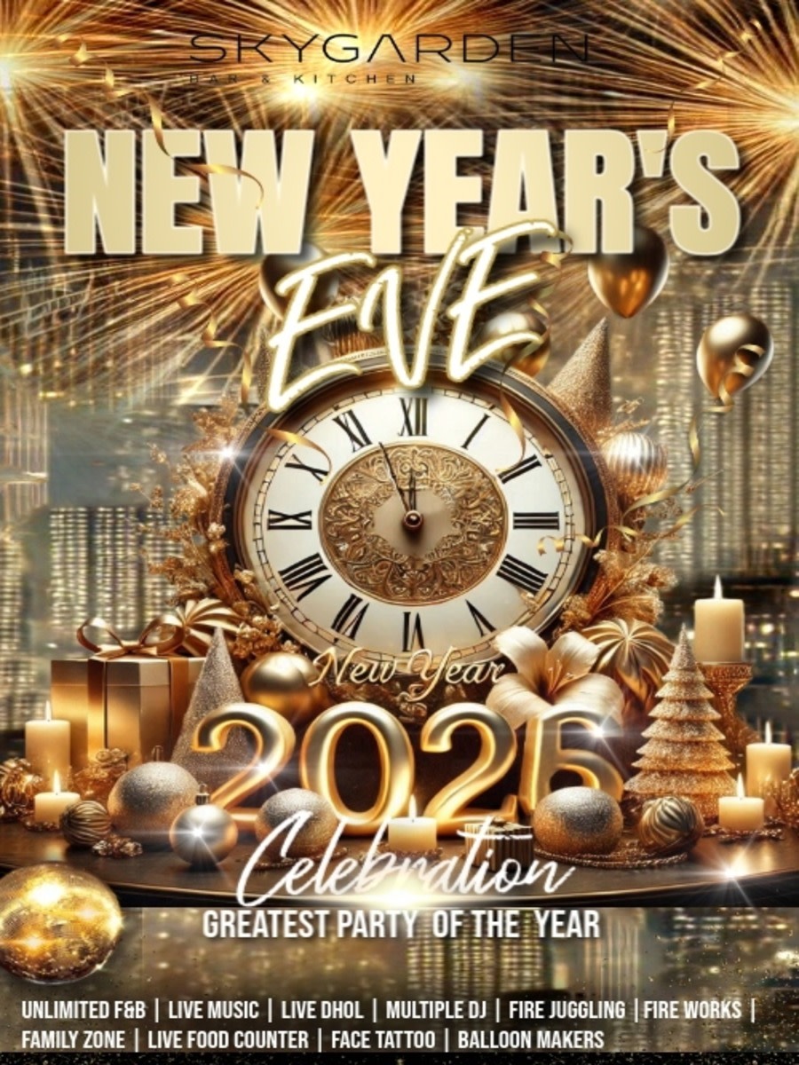 New Year’s Eve 2026 | Skygarden Whitefield