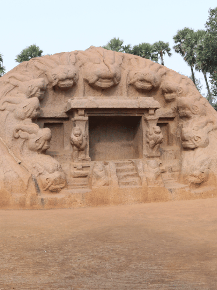 Tiger headed Rock-cut Temple Saluvankuppam