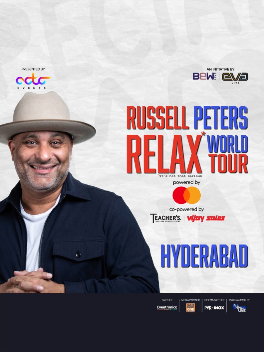 Russell Peters Relax* World Tour | Hyderabad