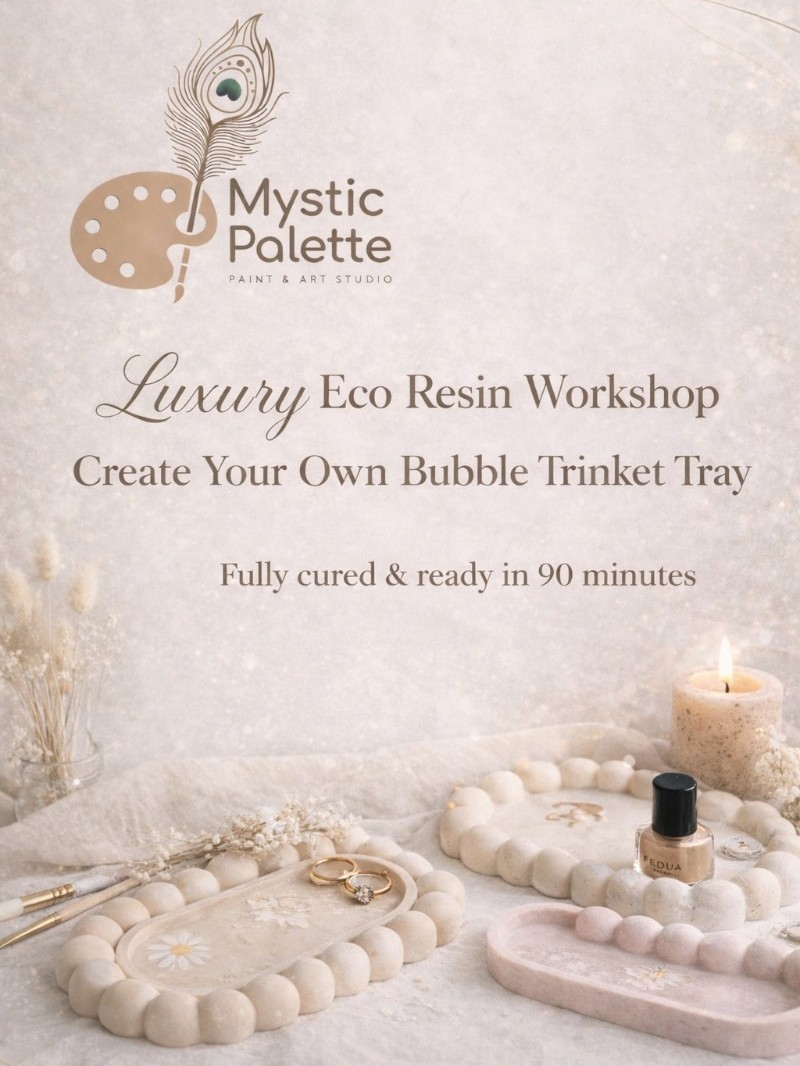 Luxury Eco Resin Workshop: Create a Bubble Trinket Tray