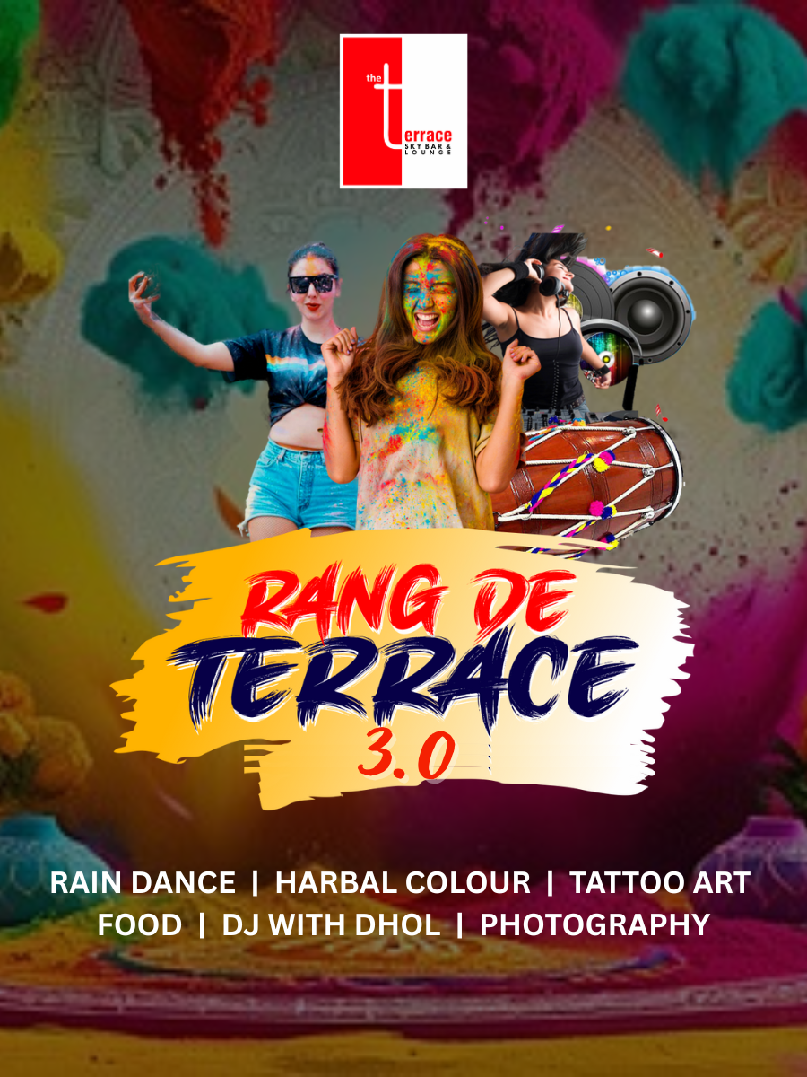 Rang De Terrace 3.0 – Biggest Holi Celebration in Ghaziabad