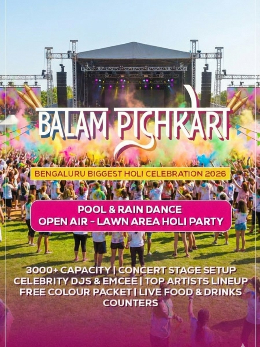 Biggest Pool – Rain Dance-Open Air Holi Party 2026