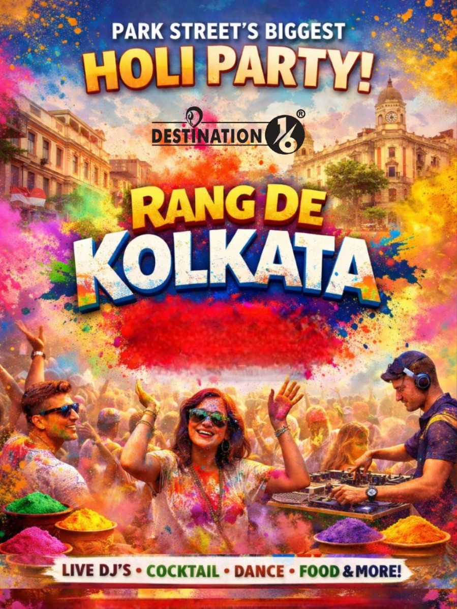Biggest Holi Party at Park Street, Kolkata 2026