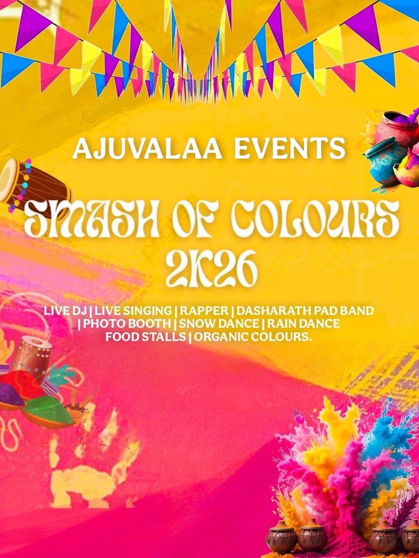 Ajuvalaa Events Vol. 1: Holi Celebration