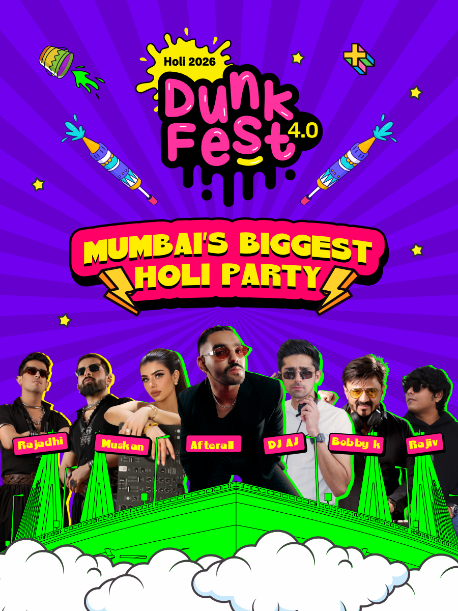 Dunk Fest 4.0 – Mumbai’s Biggest Holi Party