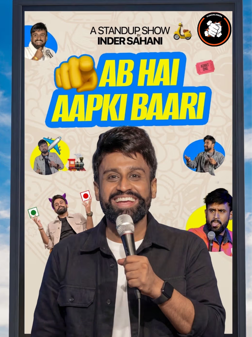 Punchliners Comedy Show ft. Inder Sahani in Delhi