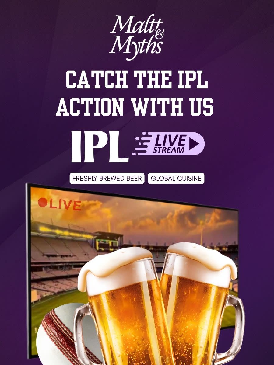 Live Screening of IPL 2026 | Malt & Myths