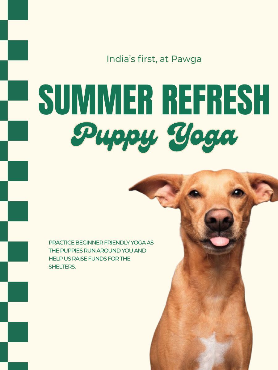 Summer Refresh Puppy Yoga | Treehouse, Indiranagar