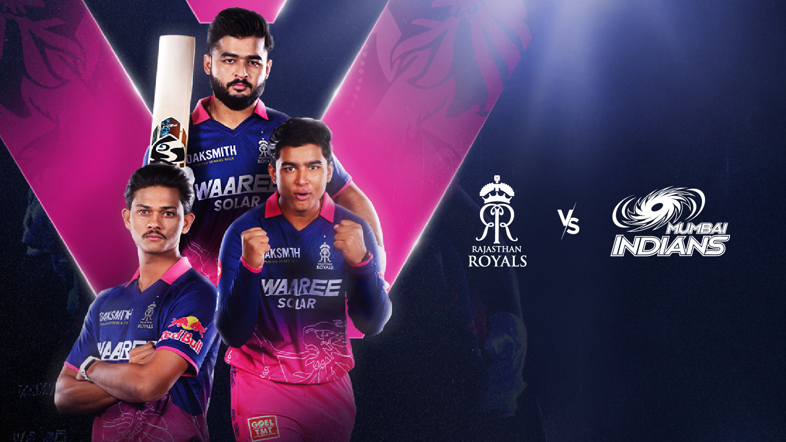 TATA IPL 2026 Match 13 RR vs MI 티켓/이벤트 이미지