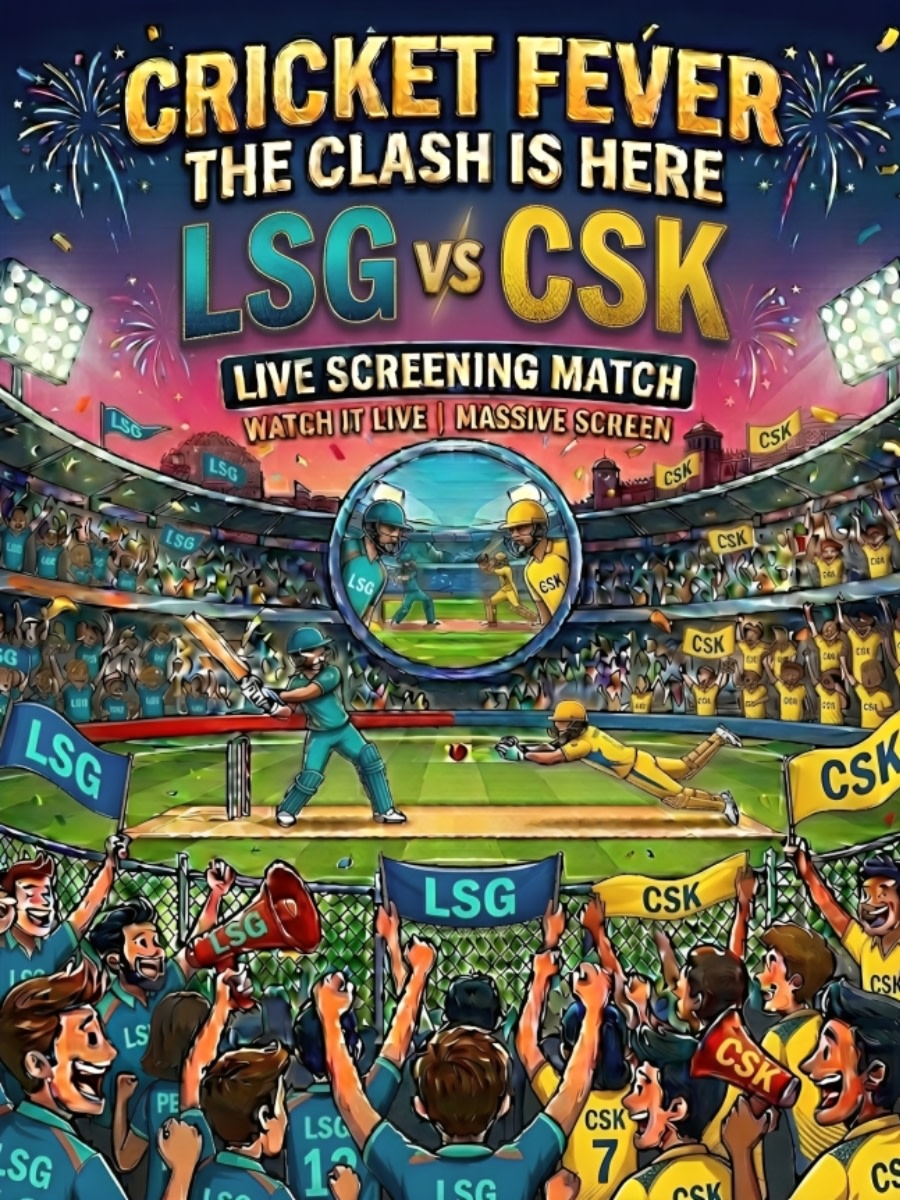 Screening of LSG vs CSK | Lucknow Super Giants vs Chennai Super Kings