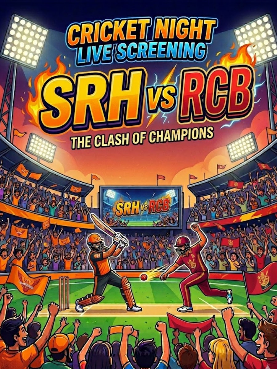 Screening of SRH vs RCB | Sunrisers Hyderabad vs Royal Challengers Bengaluru