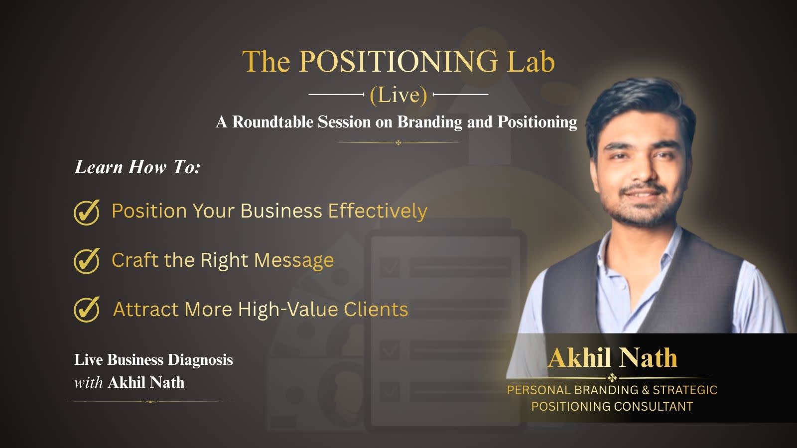 The Positioning Lab - Founders and Business Professionals