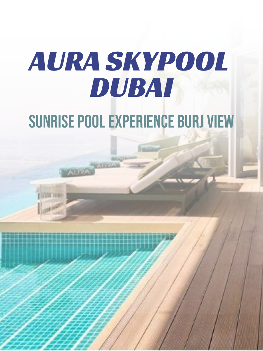 Rise with AURA, Sunrise Pool Experience - Burj View High Table seating 2nd Row