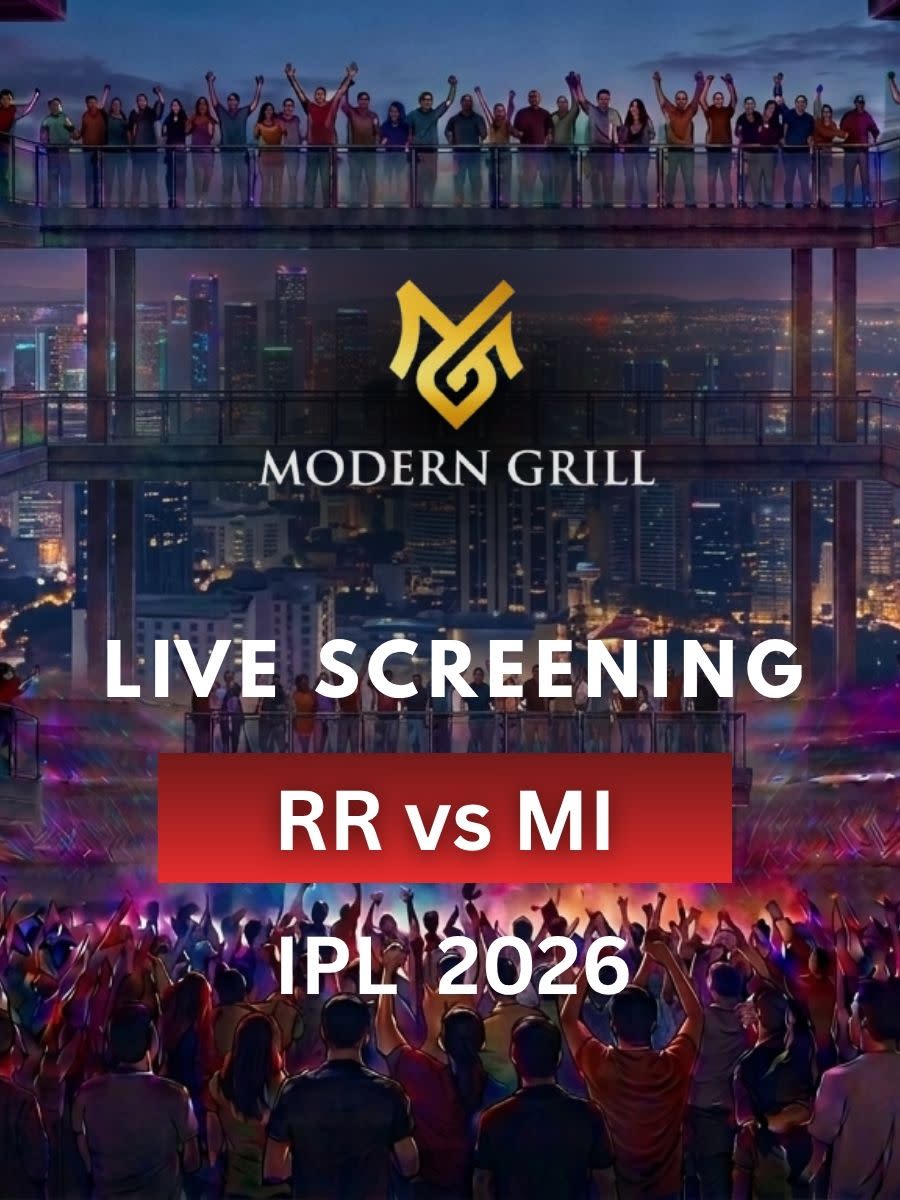 Screening of RR vs MI | IPL at Modern Grill